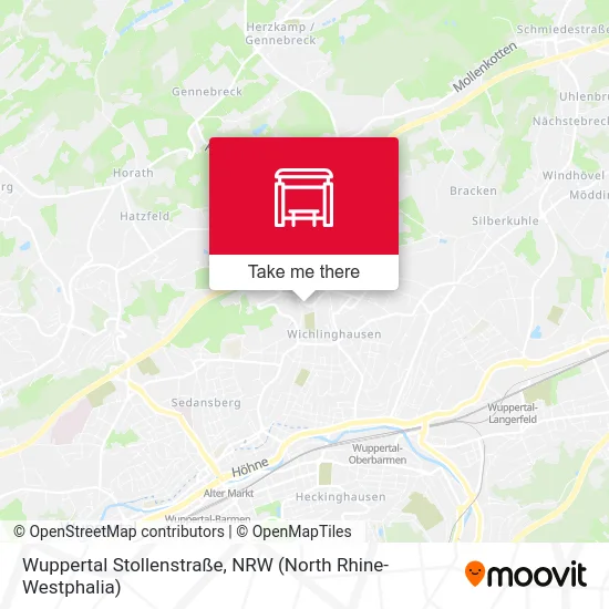 Wuppertal Stollenstraße map