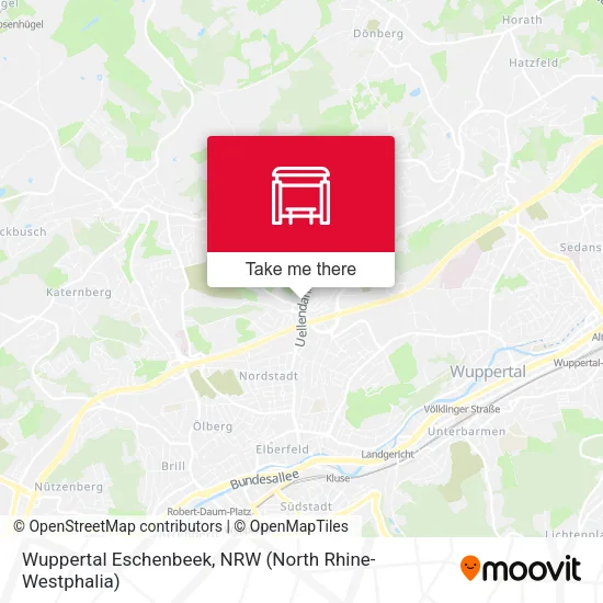 Карта Wuppertal Eschenbeek
