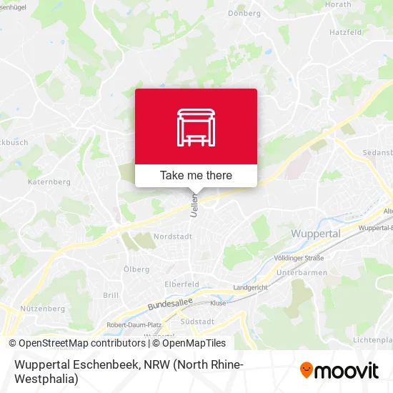 Карта Wuppertal Eschenbeek