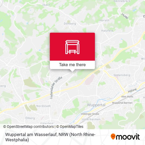 Wuppertal am Wasserlauf map