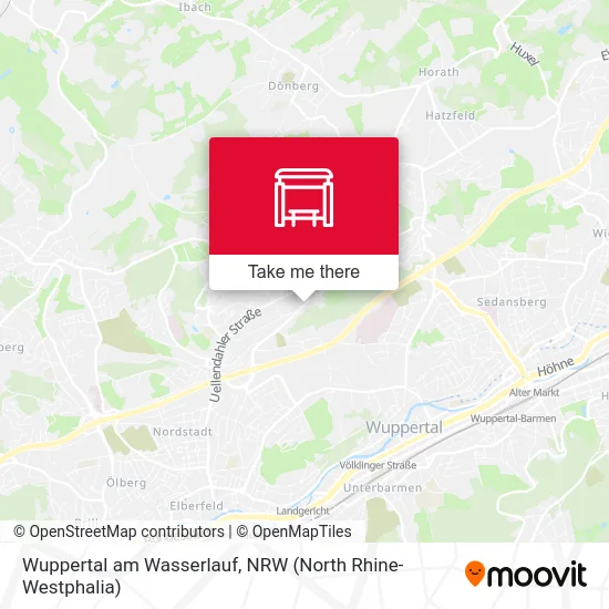 Карта Wuppertal am Wasserlauf