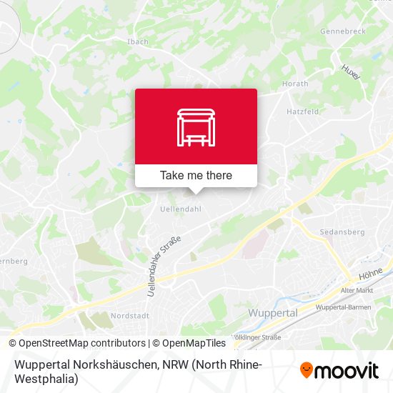 Wuppertal Norkshäuschen map
