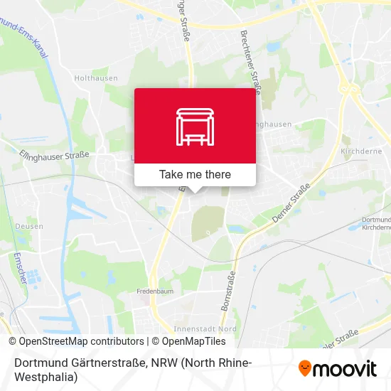 Dortmund Gärtnerstraße map