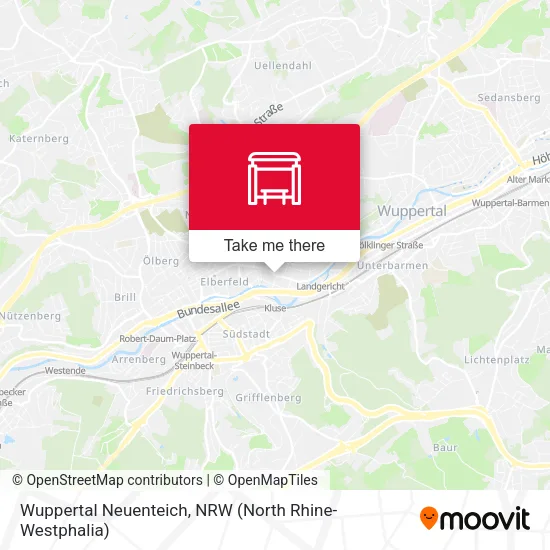 Карта Wuppertal Neuenteich