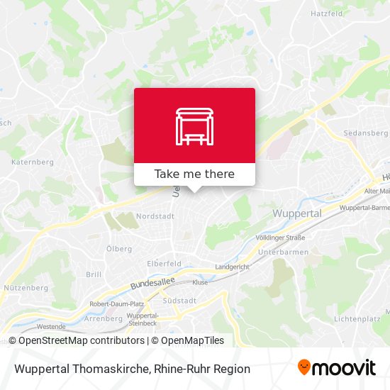 Wuppertal Thomaskirche map