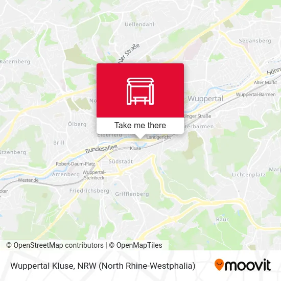 Карта Wuppertal Kluse
