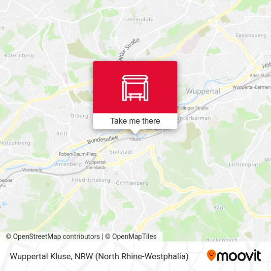 Карта Wuppertal Kluse