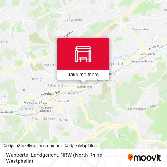Карта Wuppertal Landgericht