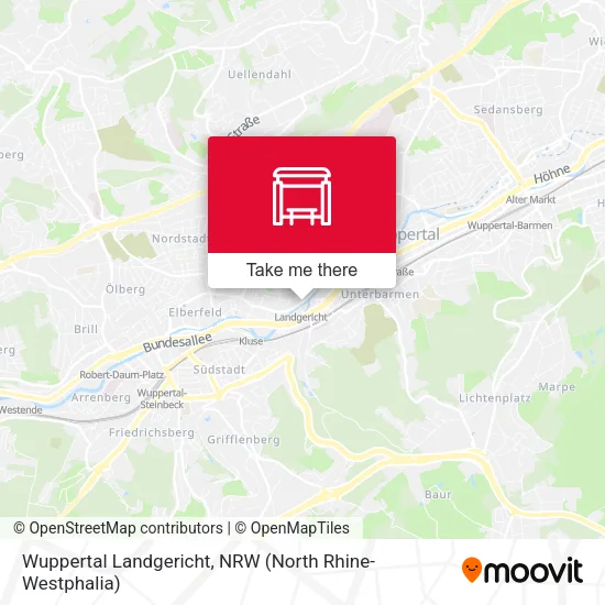 Карта Wuppertal Landgericht