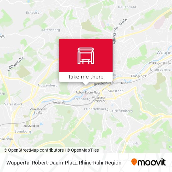 Wuppertal Robert-Daum-Platz map