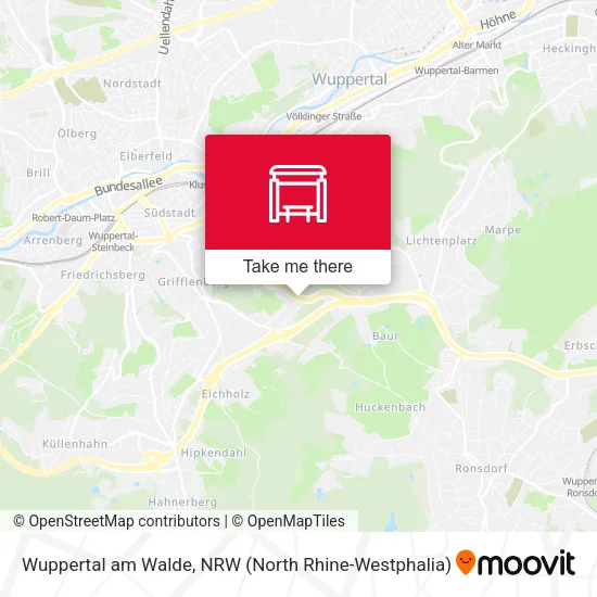 Карта Wuppertal am Walde