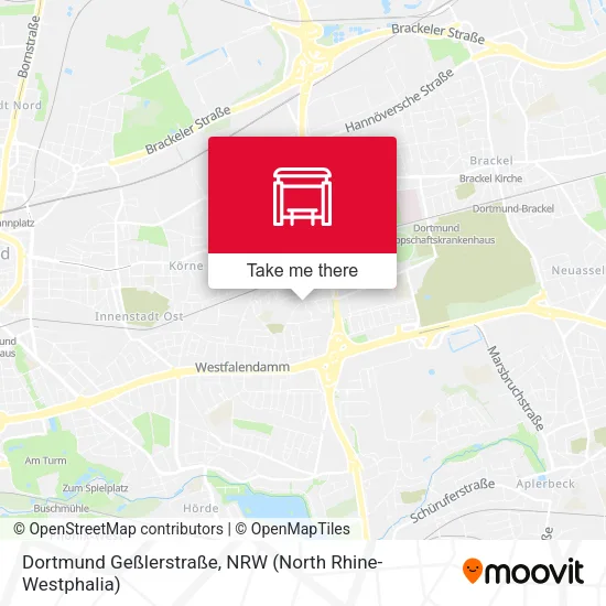 Карта Dortmund Geßlerstraße