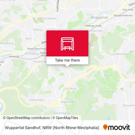 Карта Wuppertal Sandhof