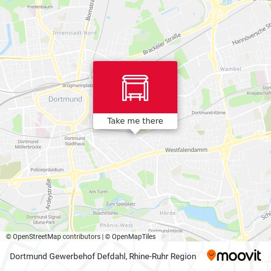 Dortmund Gewerbehof Defdahl map