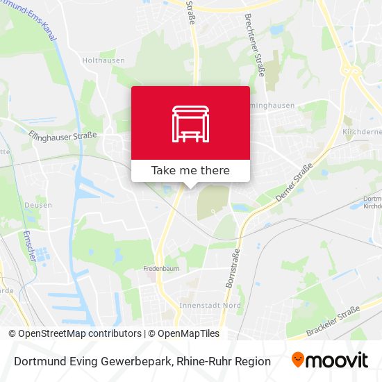 Dortmund Eving Gewerbepark map