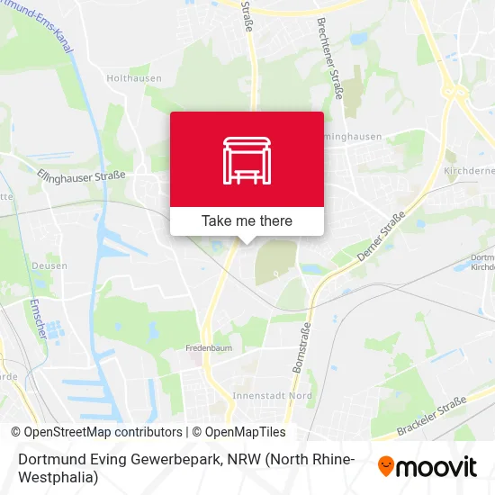 Dortmund Eving Gewerbepark map