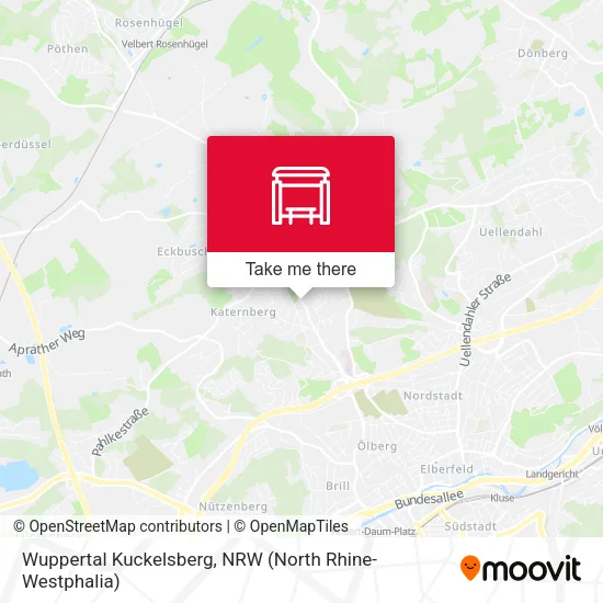 Карта Wuppertal Kuckelsberg