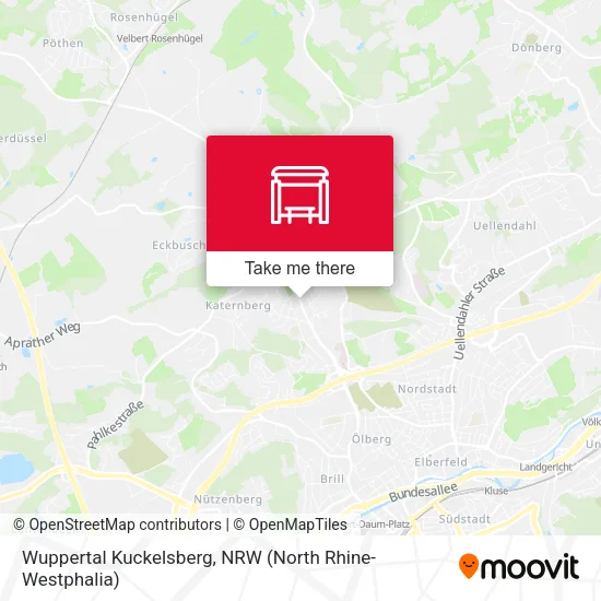 Карта Wuppertal Kuckelsberg