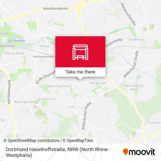 Карта Dortmund Haselhoffstraße