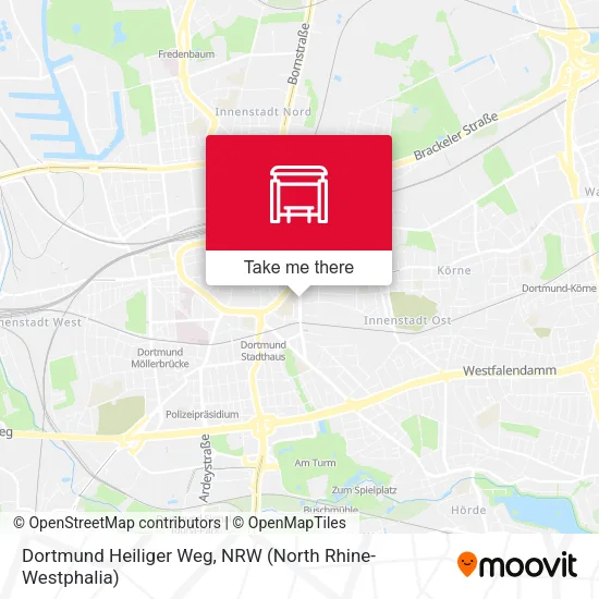 Карта Dortmund Heiliger Weg