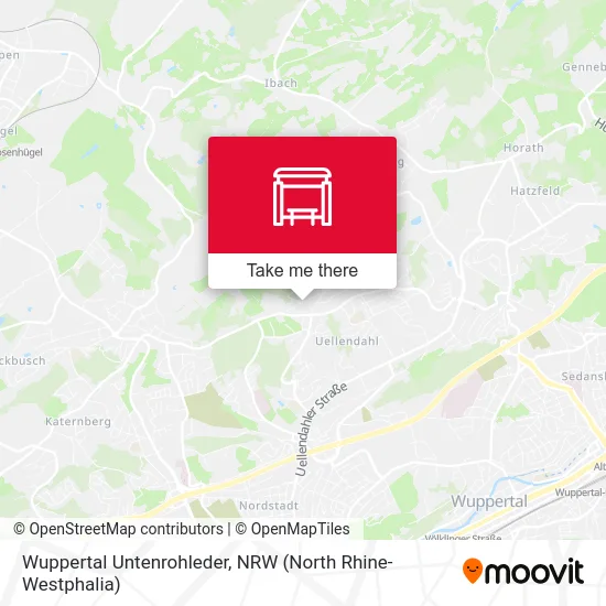 Wuppertal Untenrohleder map