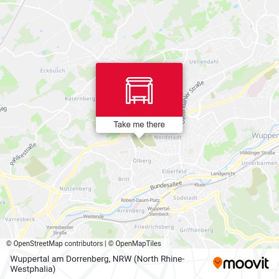 Wuppertal am Dorrenberg map