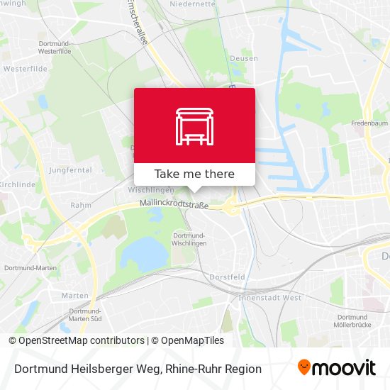 Dortmund Heilsberger Weg map