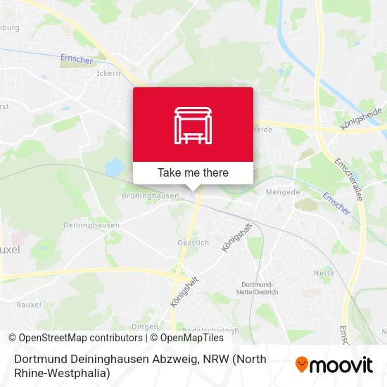 Карта Dortmund Deininghausen Abzweig