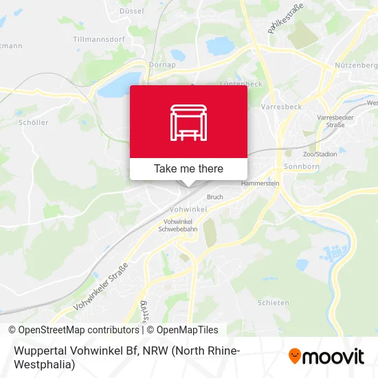 Карта Wuppertal Vohwinkel Bf