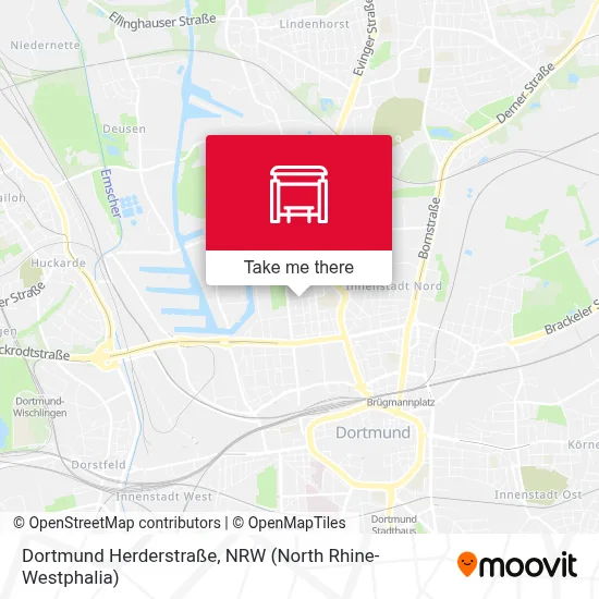Dortmund Herderstraße map