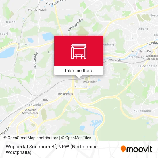 Wuppertal Sonnborn Bf map