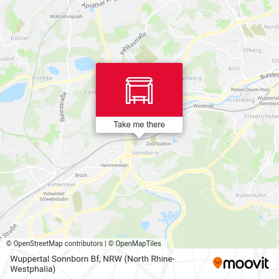 Wuppertal Sonnborn Bf map