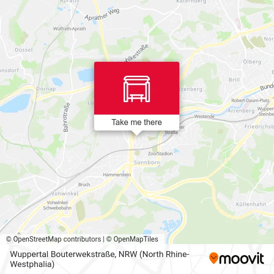 Wuppertal Bouterwekstraße map
