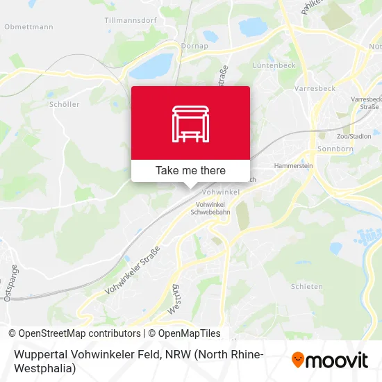 Wuppertal Vohwinkeler Feld map