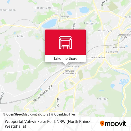 Wuppertal Vohwinkeler Feld map