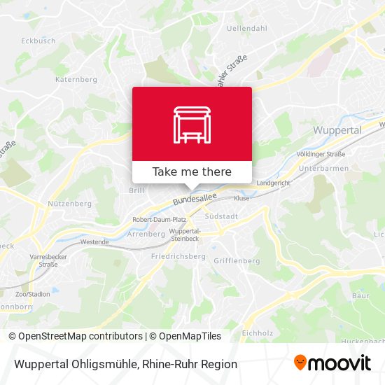 Wuppertal Ohligsmühle map