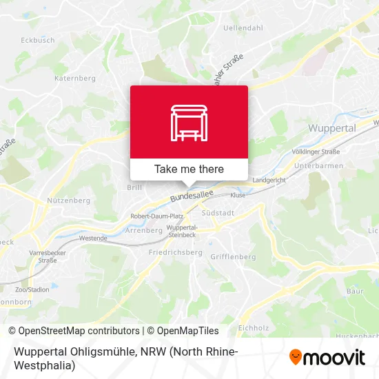 Wuppertal Ohligsmühle map
