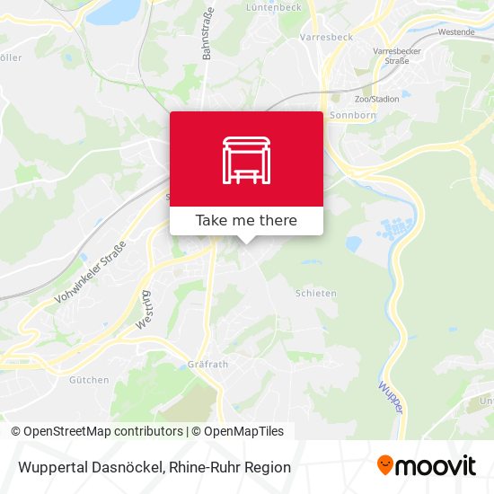 Wuppertal Dasnöckel map