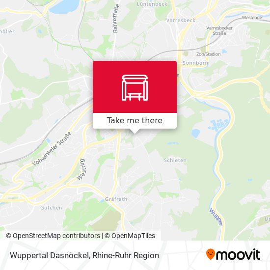 Wuppertal Dasnöckel map