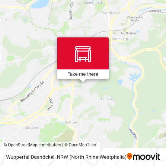 Wuppertal Dasnöckel map