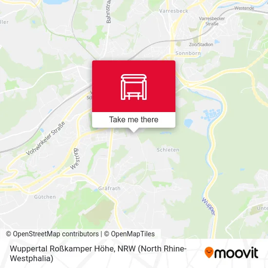 Карта Wuppertal Roßkamper Höhe