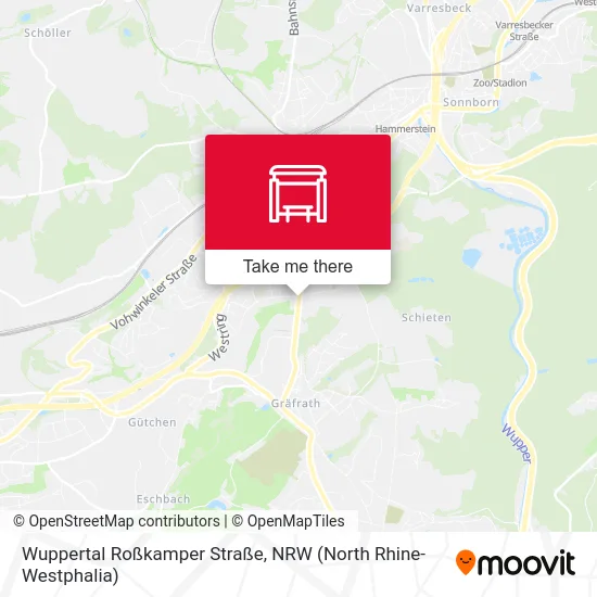 Карта Wuppertal Roßkamper Straße