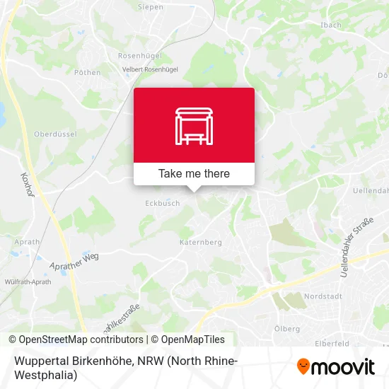 Карта Wuppertal Birkenhöhe