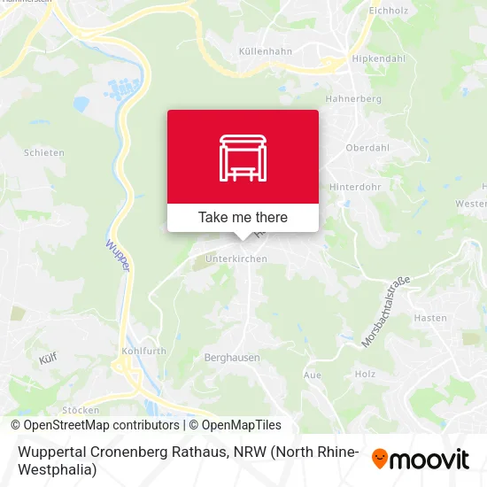 Карта Wuppertal Cronenberg Rathaus