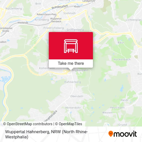 Карта Wuppertal Hahnerberg