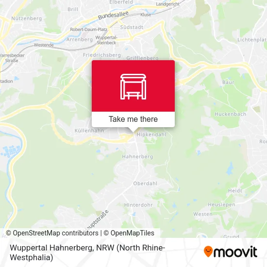 Карта Wuppertal Hahnerberg