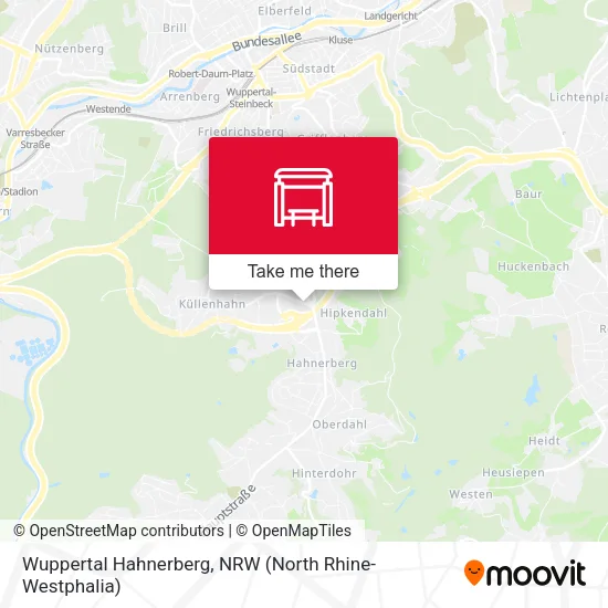 Карта Wuppertal Hahnerberg