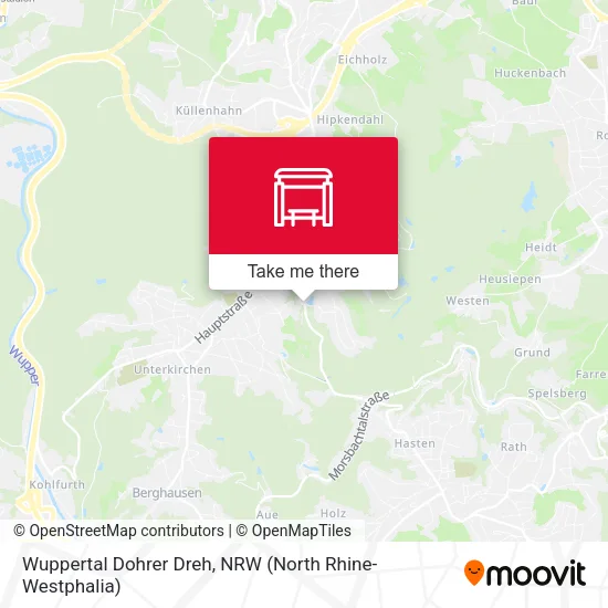 Карта Wuppertal Dohrer Dreh