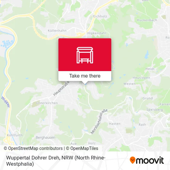 Wuppertal Dohrer Dreh map