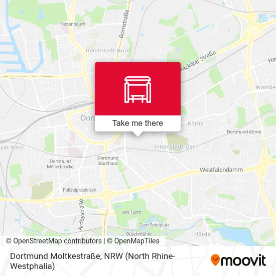 Dortmund Moltkestraße map